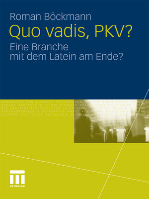 cover image of Quo vadis, PKV?